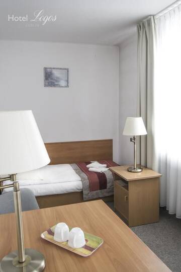 Фото номера Двухместный номер с 2 отдельными кроватями Отель Hotel Logos г. Люблин 3
