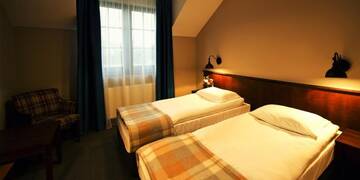 Фото номера Двухместный номер с 2 отдельными кроватями Отель Hotel Biesiada г. Люблин 9