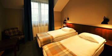 Фото номера Двухместный номер с 2 отдельными кроватями Отель Hotel Biesiada г. Люблин 5