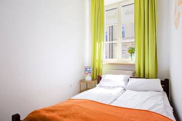 Фото номера Двухместный номер с 1 кроватью и общей ванной комнатой Хостелы Folk Hostel г. Люблин 2