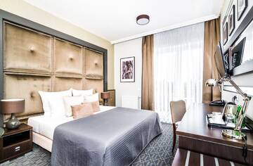Фото номера Улучшенный двухместный номер с 1 кроватью Отель Hotel Luxor г. Люблин 5