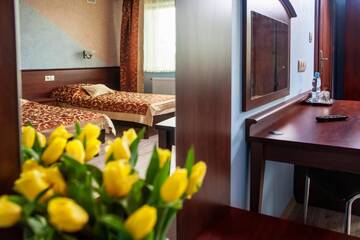 Фото номера Двухместный номер Делюкс с 2 отдельными кроватями Отель Hotel Irys г. Люблин 3