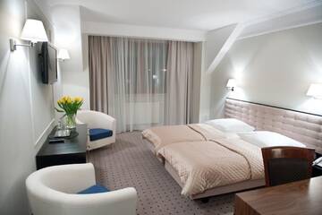 Фото номера Двухместный номер с 1 кроватью или 2 отдельными кроватями Отель Hotel Focus г. Люблин 6
