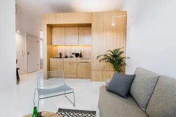 Фото номера Апартаменты с 1 спальней Апартаменты Apartamenty Browar Perła - Perła Brewery Apartments г. Люблин 2