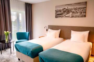 Фото номера Двухместный номер с 2 отдельными кроватями Отель Focus Hotel Premium Lublin г. Люблин 5