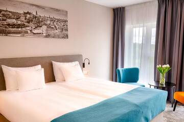Фото номера Двухместный номер с 1 кроватью Отель Focus Hotel Premium Lublin г. Люблин 4